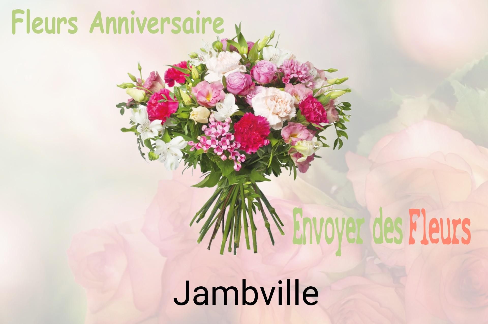 Bouquet de fleurs d’anniversaire livré à Jambville