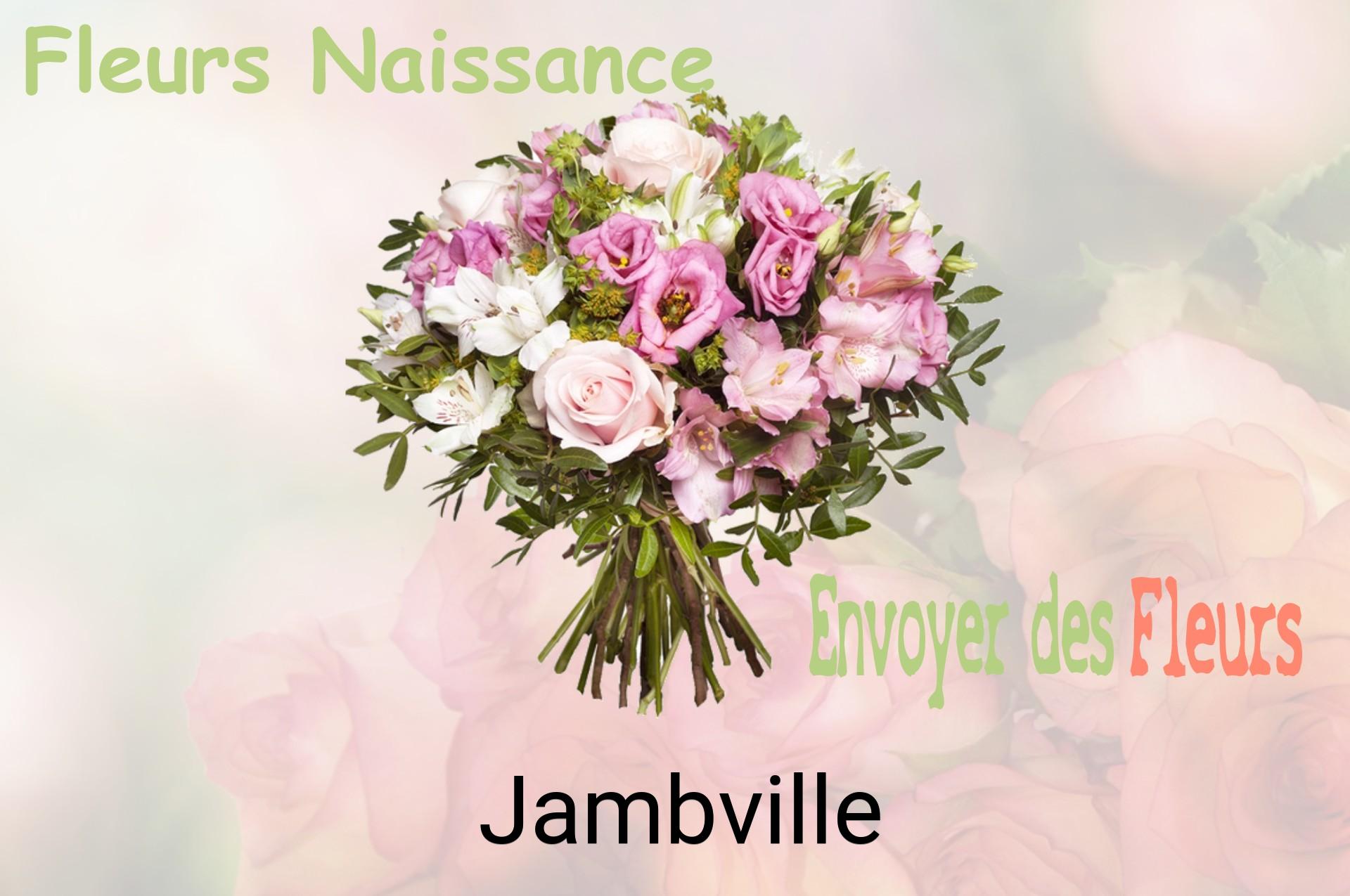 Bouquet de fleurs de naissance livré à Jambville